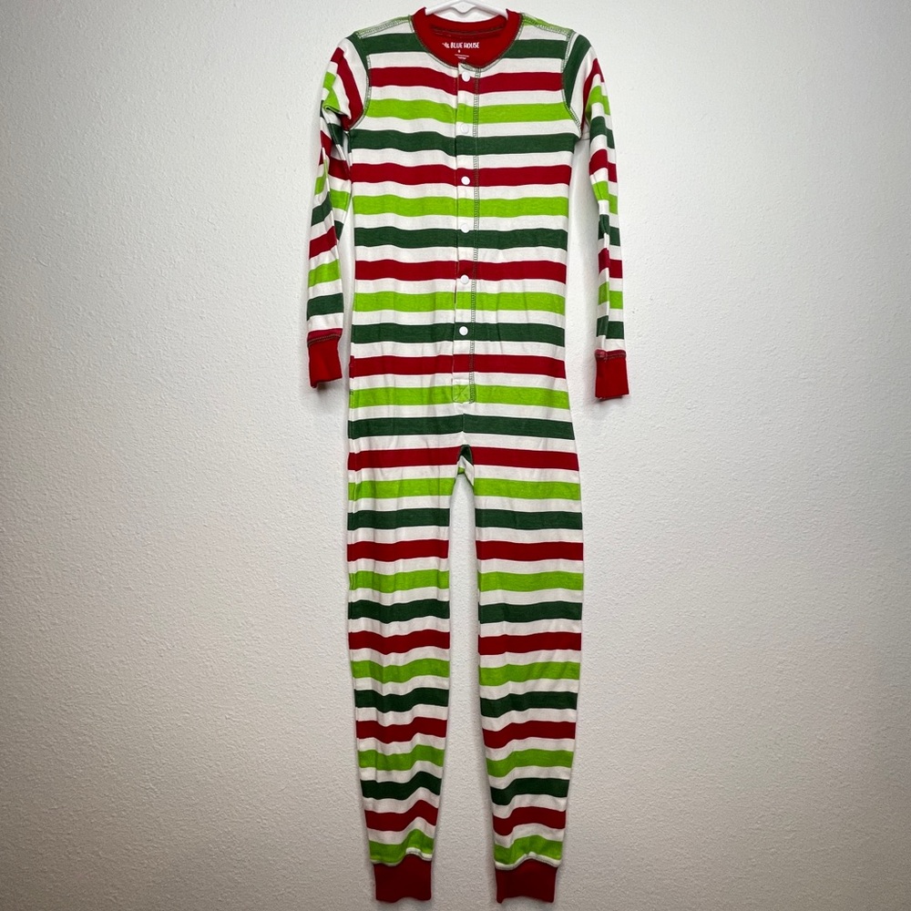 little blue house long johns union suit pajamas christmas